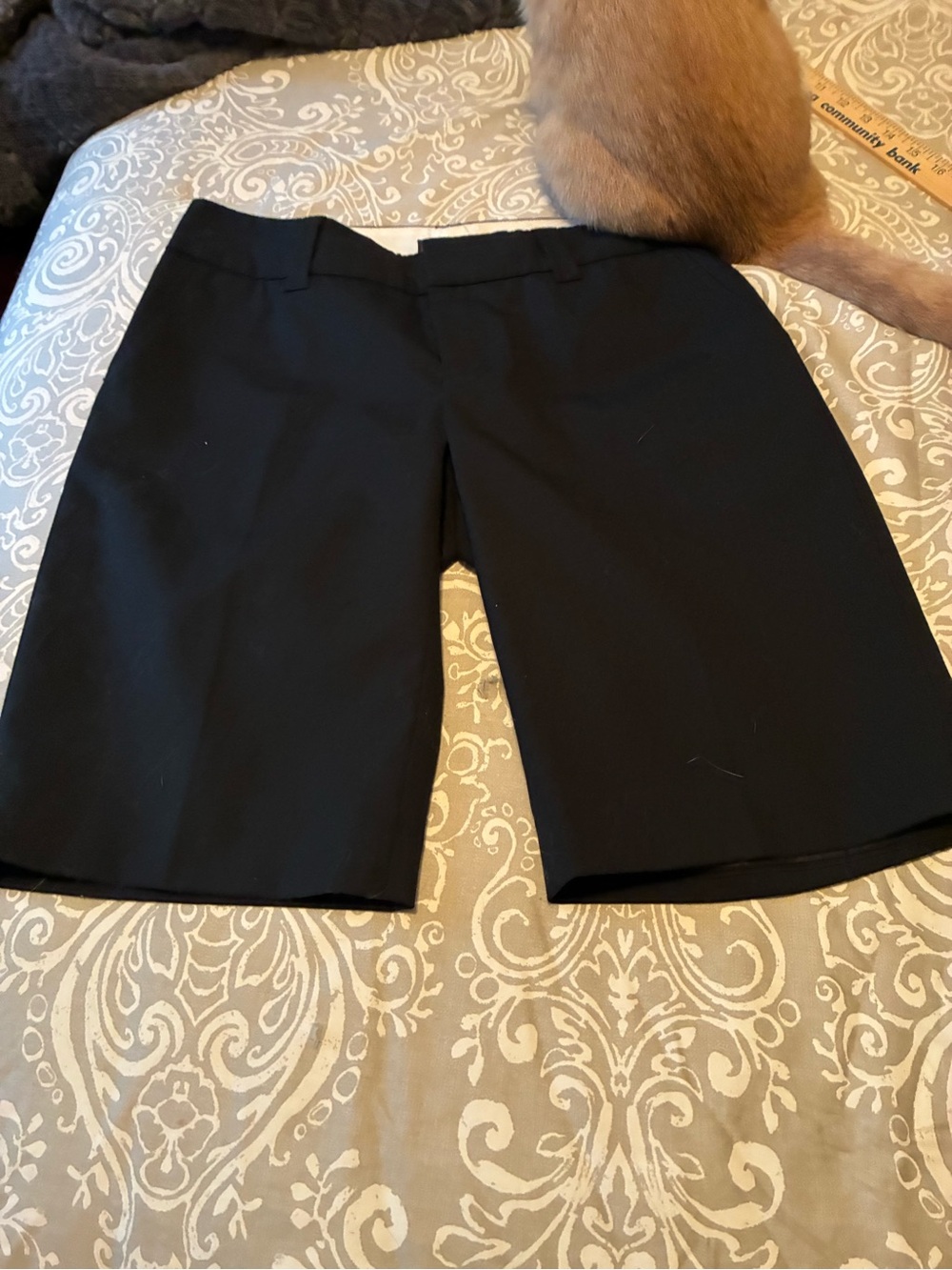 Banana Republic Black Women's Tailored Bermuda Shorts